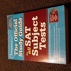 Study guide for all SAT subject tests w/audio CDs
